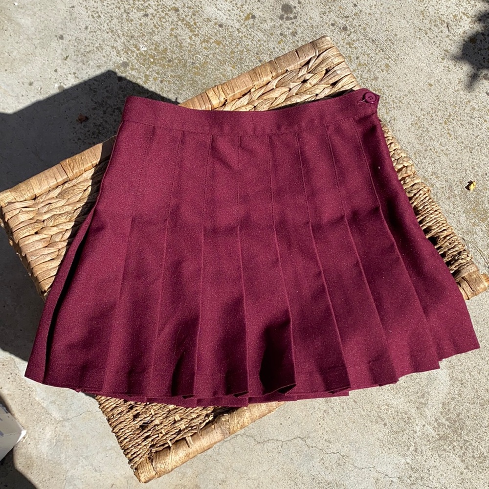Pleated Mini Tennis Skirt